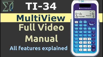 Texas Instruments TI-34 Multiview Full Video Manual. All features explained with examples