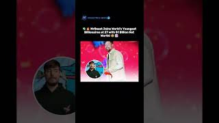 💸🔥 MrBeast Joins World's Youngest Billionaires at 27 with $1 Billion Net Worth! 🤑📈 #success