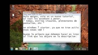 Cambiar tema de windows 7 Starter screenshot 5