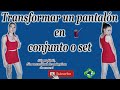 Transformar pantalón en conjunto || De pantalón a set || Thrift Flip