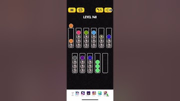 Ball Sort Puzzle 💡 Level 140 No Booster