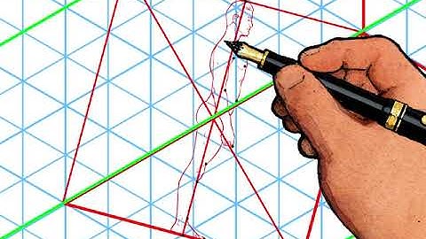 Drawing Perspective with David Chelsea: Drawing A Figure In Isometric Projection