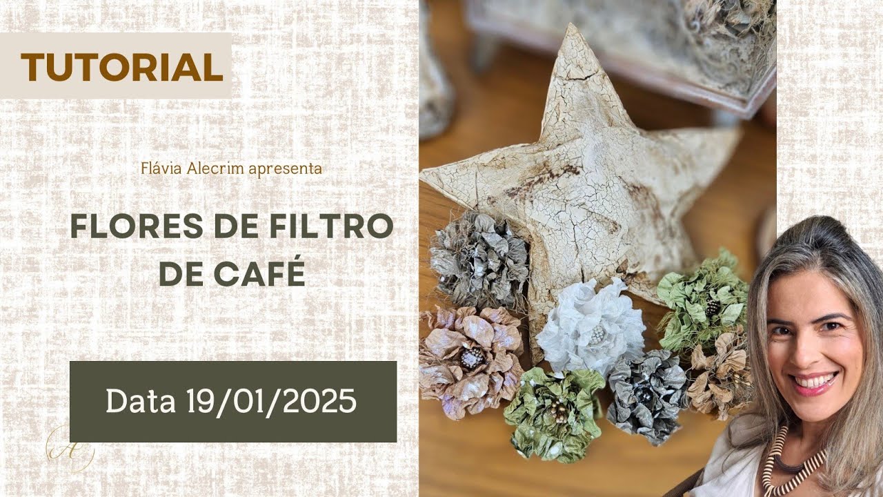 Aprenda a fazer flores utilizando filtro de café!