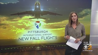 5 nonstop flights out of Pittsburgh International Airport return this fall