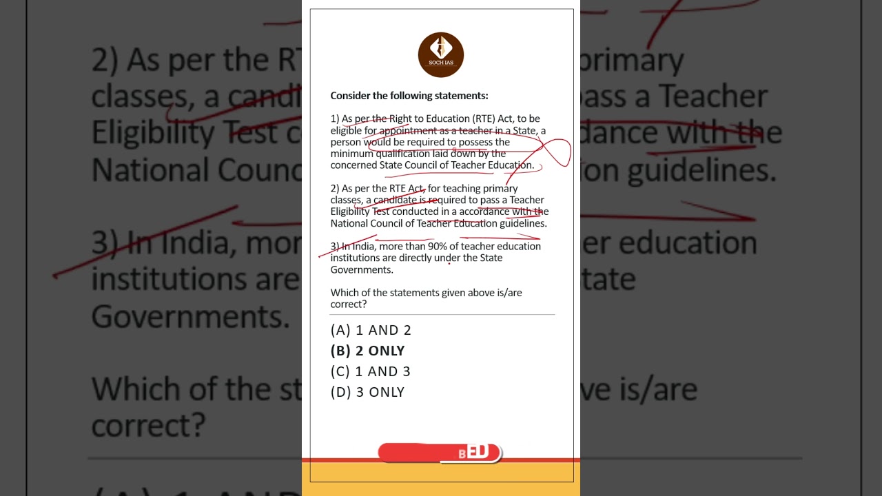 RTE Act - Polity PYQ - 