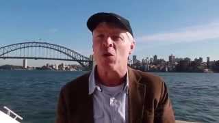 Azimut Atlantis 34 HD running in Sydney Harbour