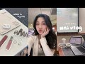 Uni vlog   simple school life korean hotpot study dates what i eat in uni  life updates