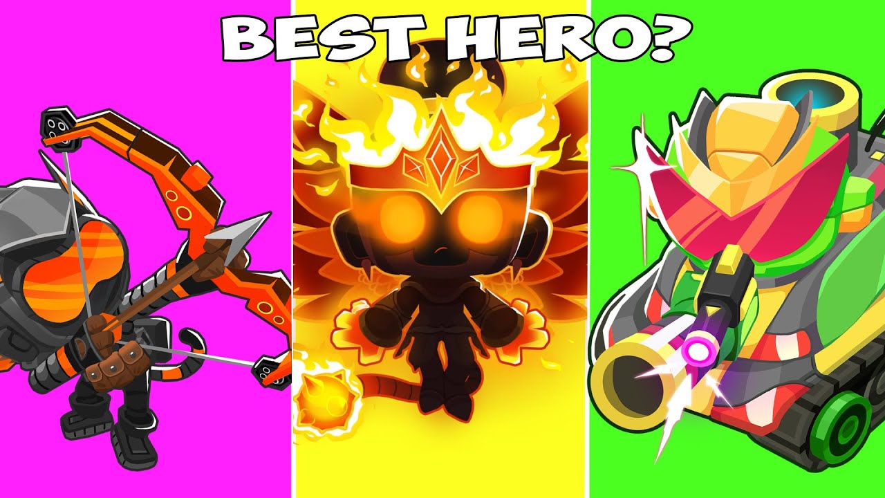 WHICH HERO IS ACTUALLY BEST? BTD6 Solo - YouTube