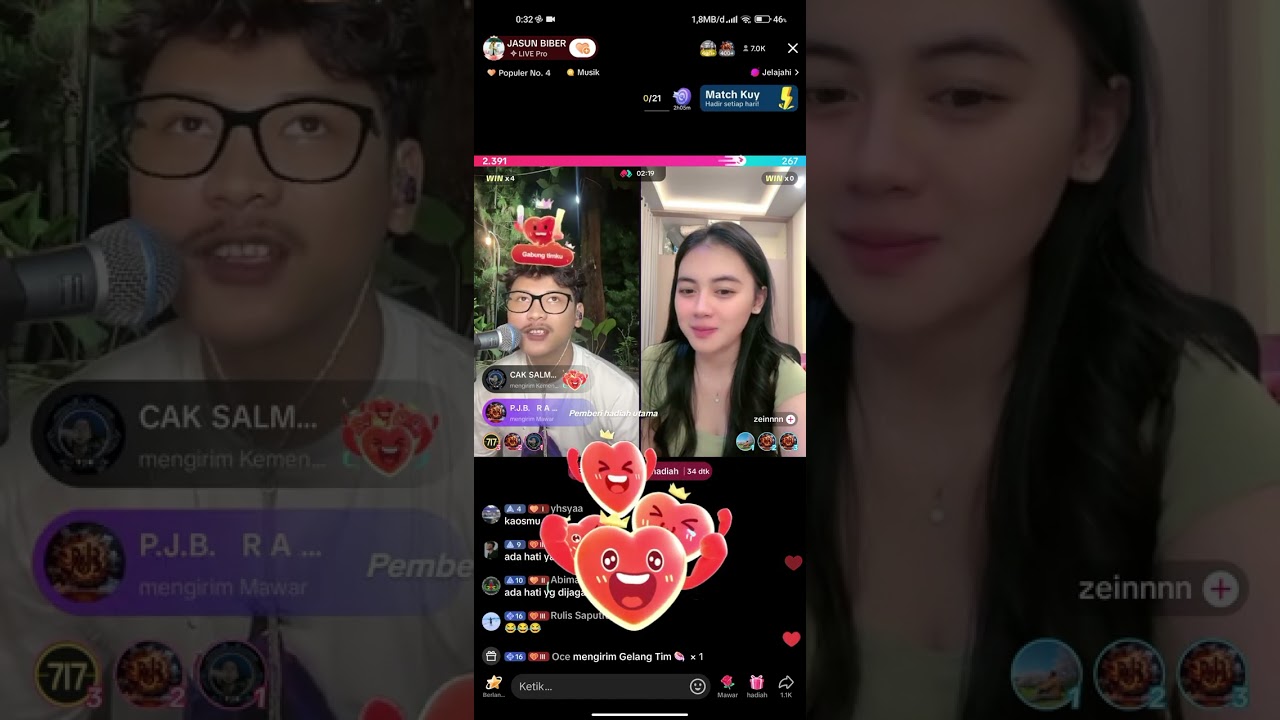 BAPER. JASUN LIVE BARENG ZEINN  ||..ROMANTISS