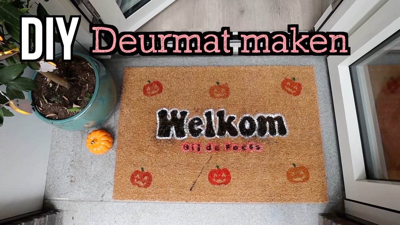 DIY Deurmat maken met mijn Cricut | Beautygloss