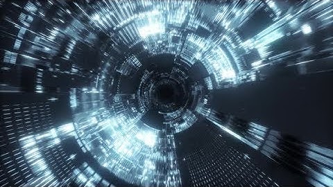 Flying Into Spaceship Tunnel, Sci-fi Spaceship Corridor | Motion Graphics - Videohive template