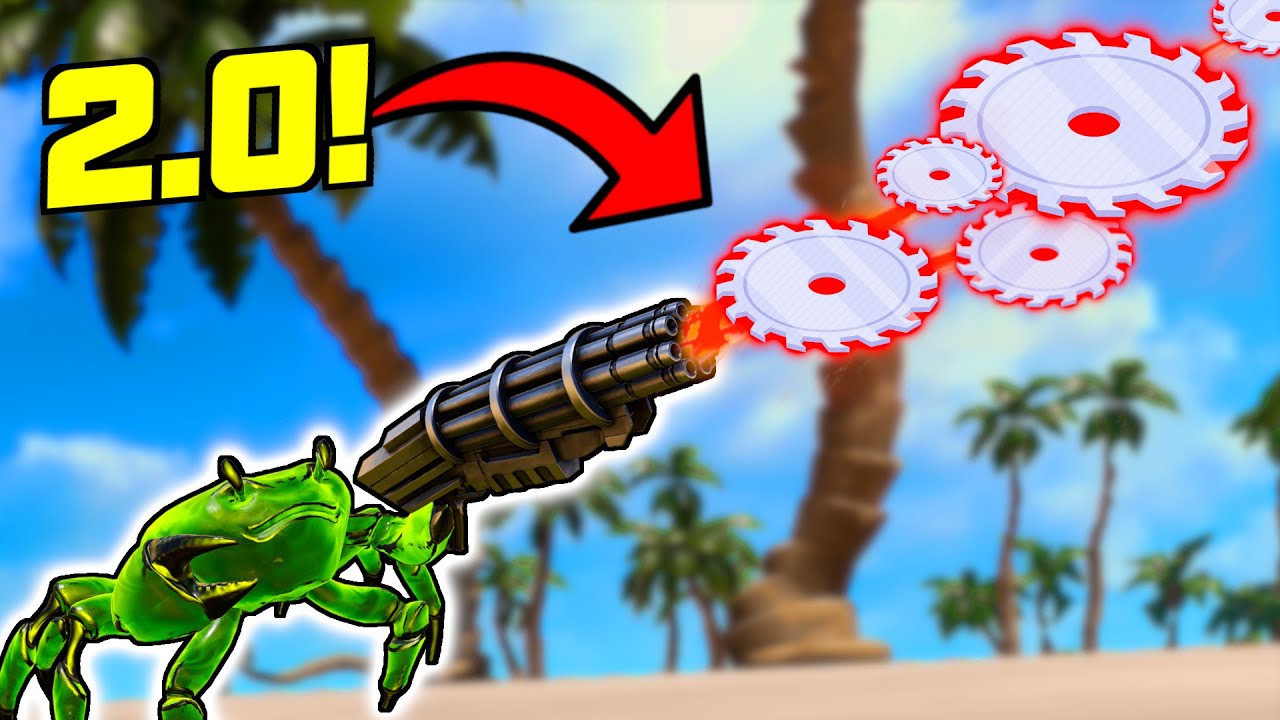 I created the Blade Launcher 2.0 in Crab Champions