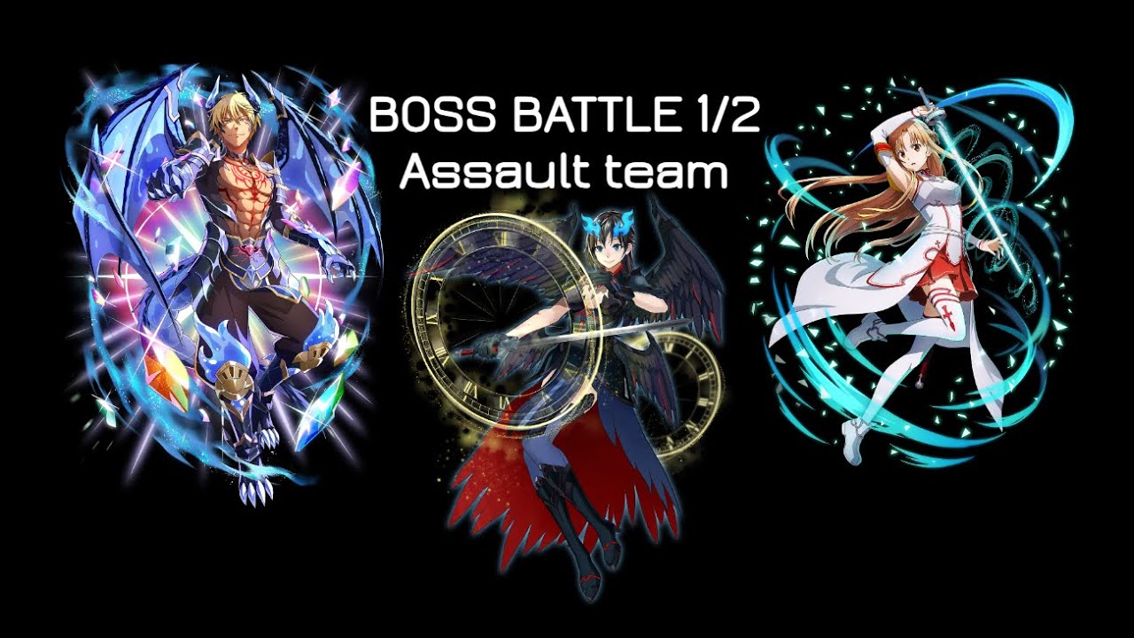 【まおりゅう】Slime: Isekai Memories - Jubilee Boss Battle 1/2 - only asuna (Assault team) 01-2026