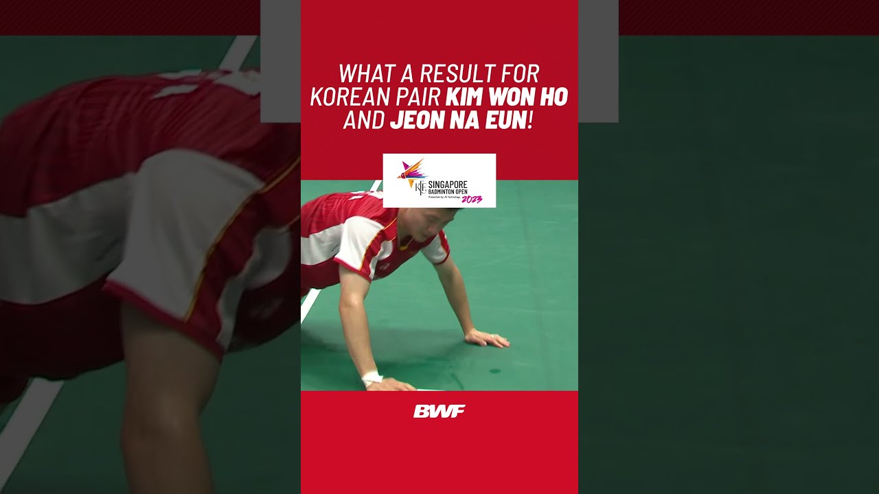 What a result for Korean pair Kim Won Ho and Jeong Na Eun! #shorts # badminton #BWF