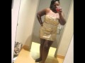 Gold goal dress