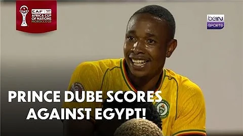 Prince Dube Opens the Score! Zimbabwe Takes the Lead vs Egypt | AFCON 2025 | beIN SPORTS USA
