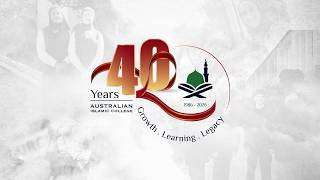 Australian Islamic College Unveils New 40th Anniversary Logo | Celebrating 40 Years of Excellence