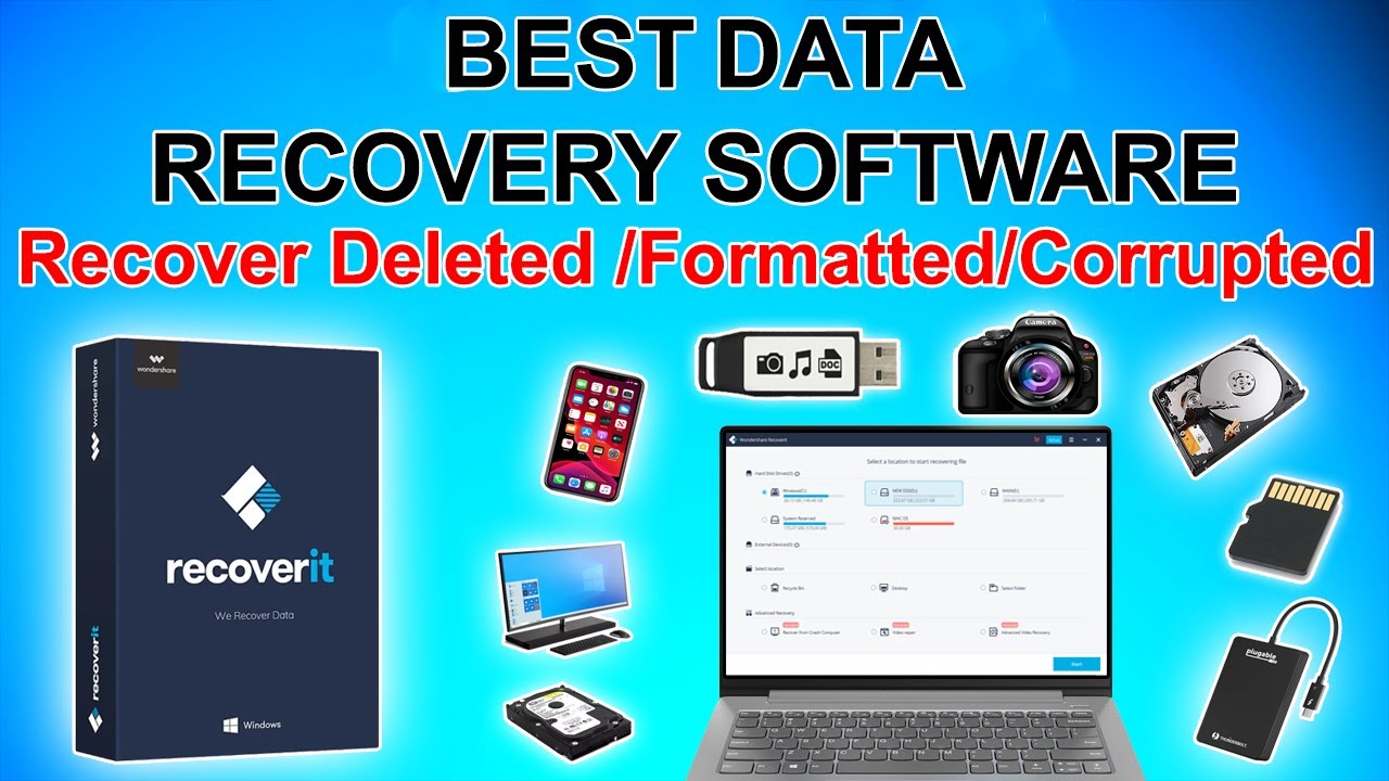 Best Free Data Recovery Software 2021 Recover Deleted Formatted Best Free Data Recovery Software 2021 Recover Deleted Formatted