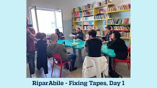 Fixing Tapes Listening Workshop With Maghweb Riparabile Festival, Lampedusa Day 1