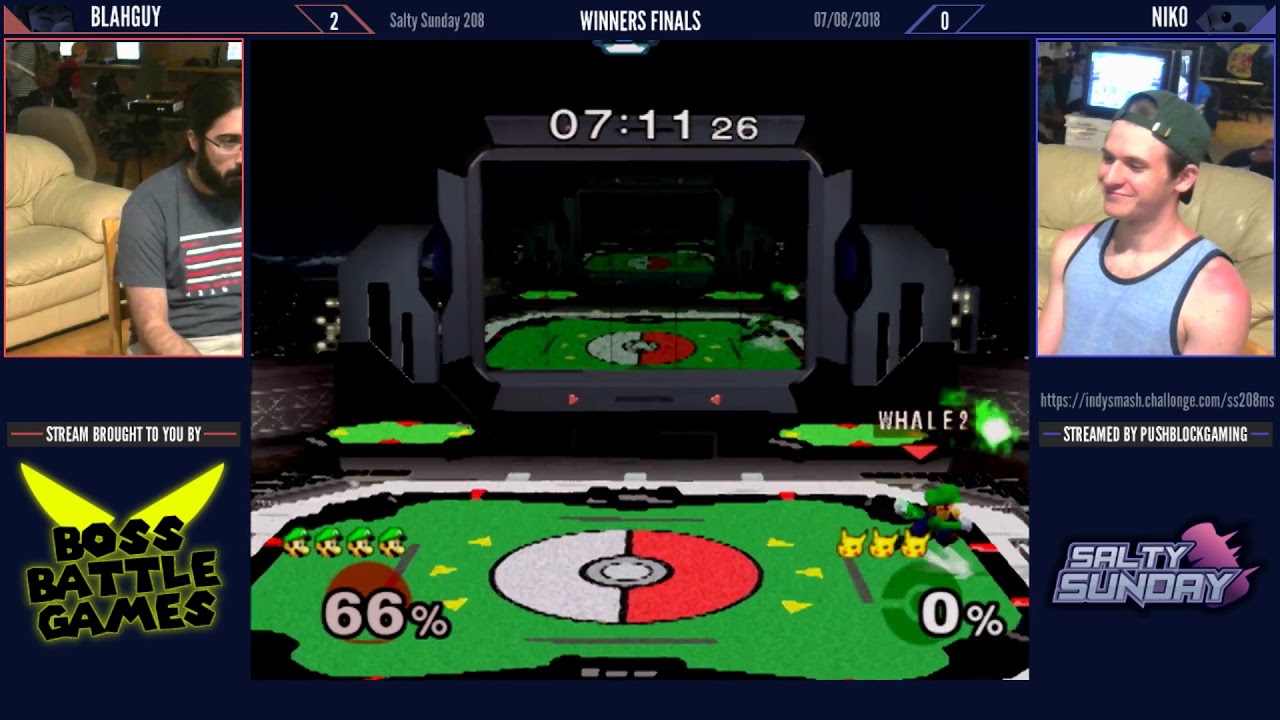 SS208 [Melee] - BLAHGUY (Luigi) vs NIKO (Pikachu) - WINNERS FINALS