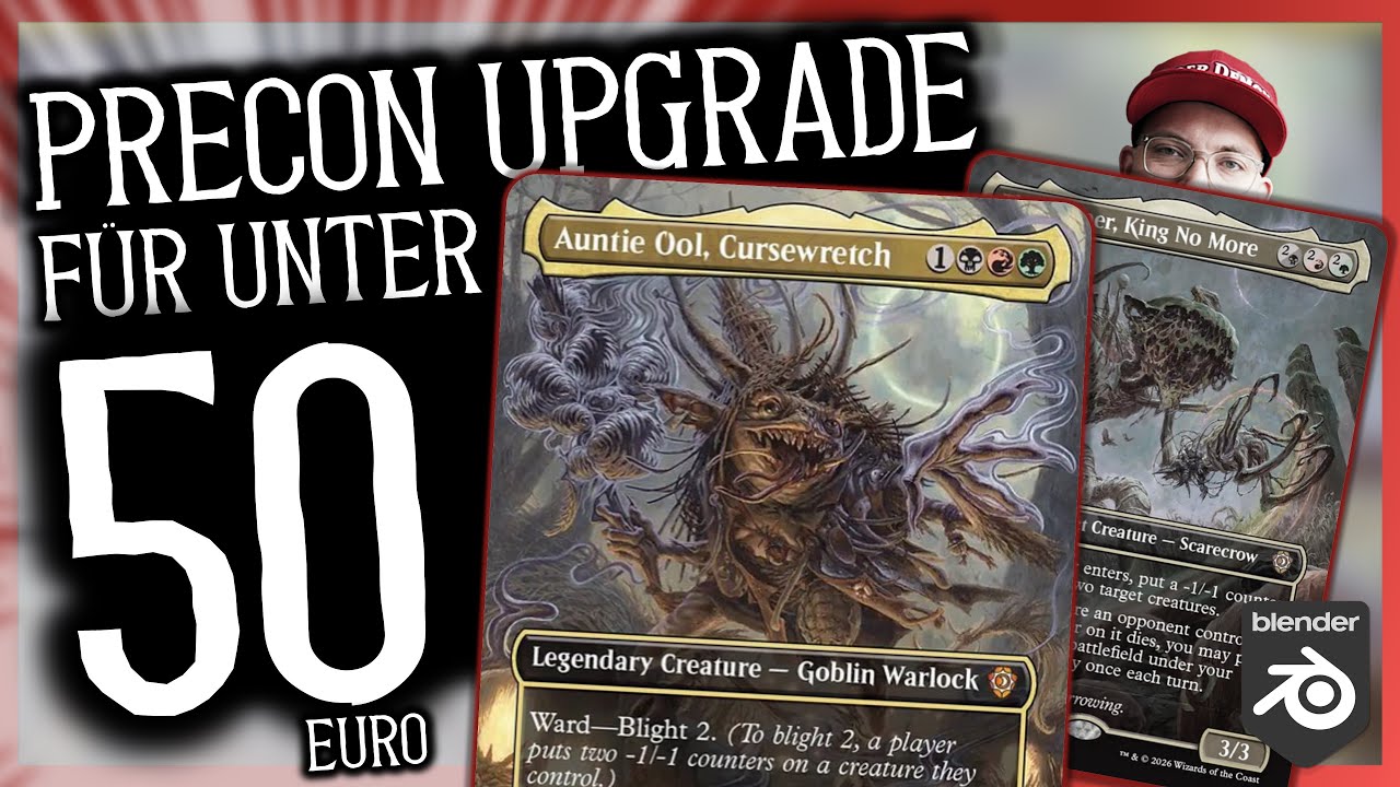 50 EURO Precon Upgrade für Auntie Ool, Cursewretch Commander Deck aus Lorwyn Eclipsed