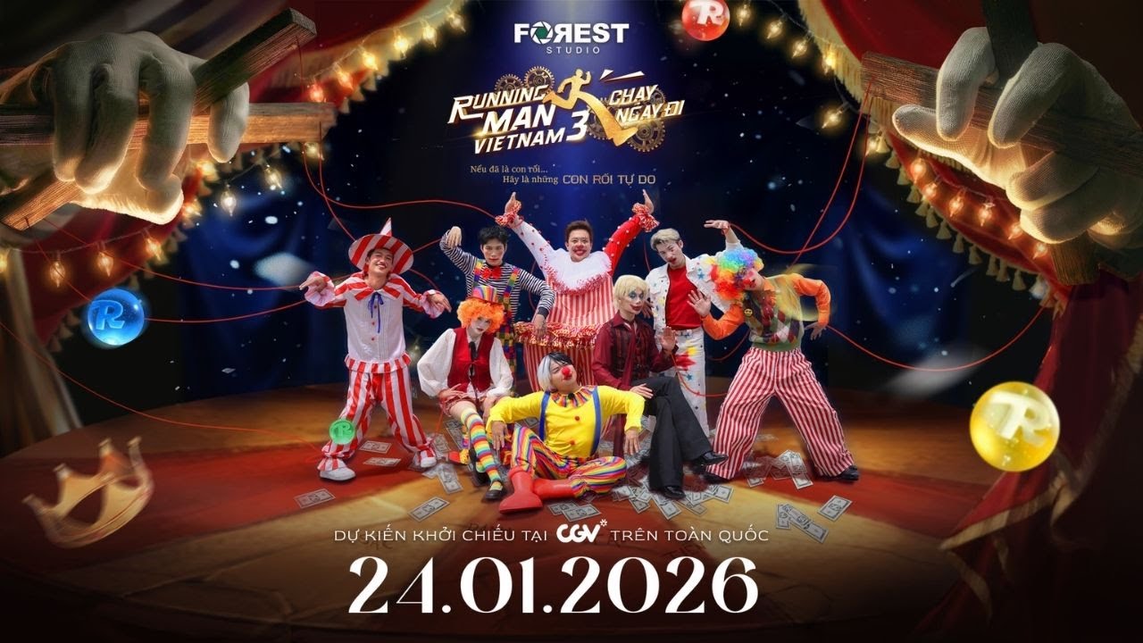 RUNNING MAN VIỆT NAM MÙA 3: CON RỐI TỰ DO | OFFICIAL TRAILER - KC: 24.01.2026