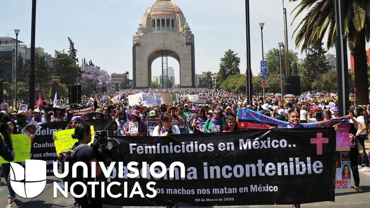 Miles de mujeres se toman las calles de México para exigir que se acabe ...
