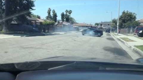 2001 Camaro Z28 donuts - burnout -sideway