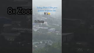 How good is iPhone 17 Pro zoom | Testing iPhone 17 Pro zoom at Umiam Lake 📱🔍 #shorts #ytshorts