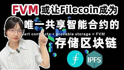 #IPFS/Filecoin FVM或让fil成为唯一具有共识智能合约存储区块链