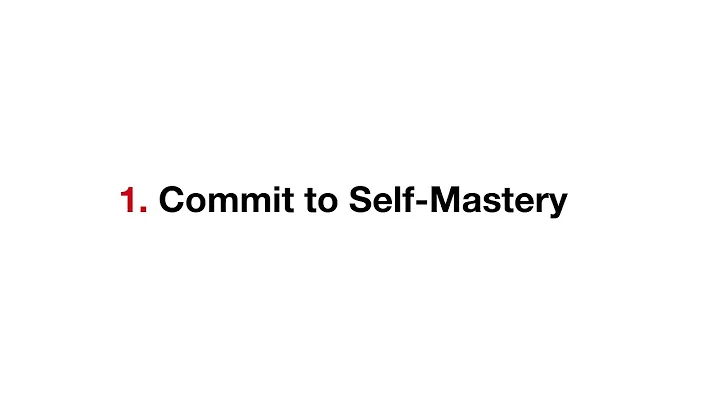 The Six Personal Perspectives: Step 1: Commit to S...