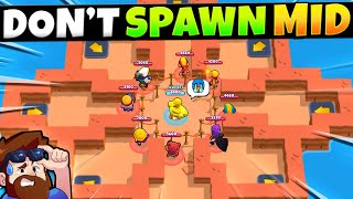 You spawn middle.. you lose... (unfair showdown map)