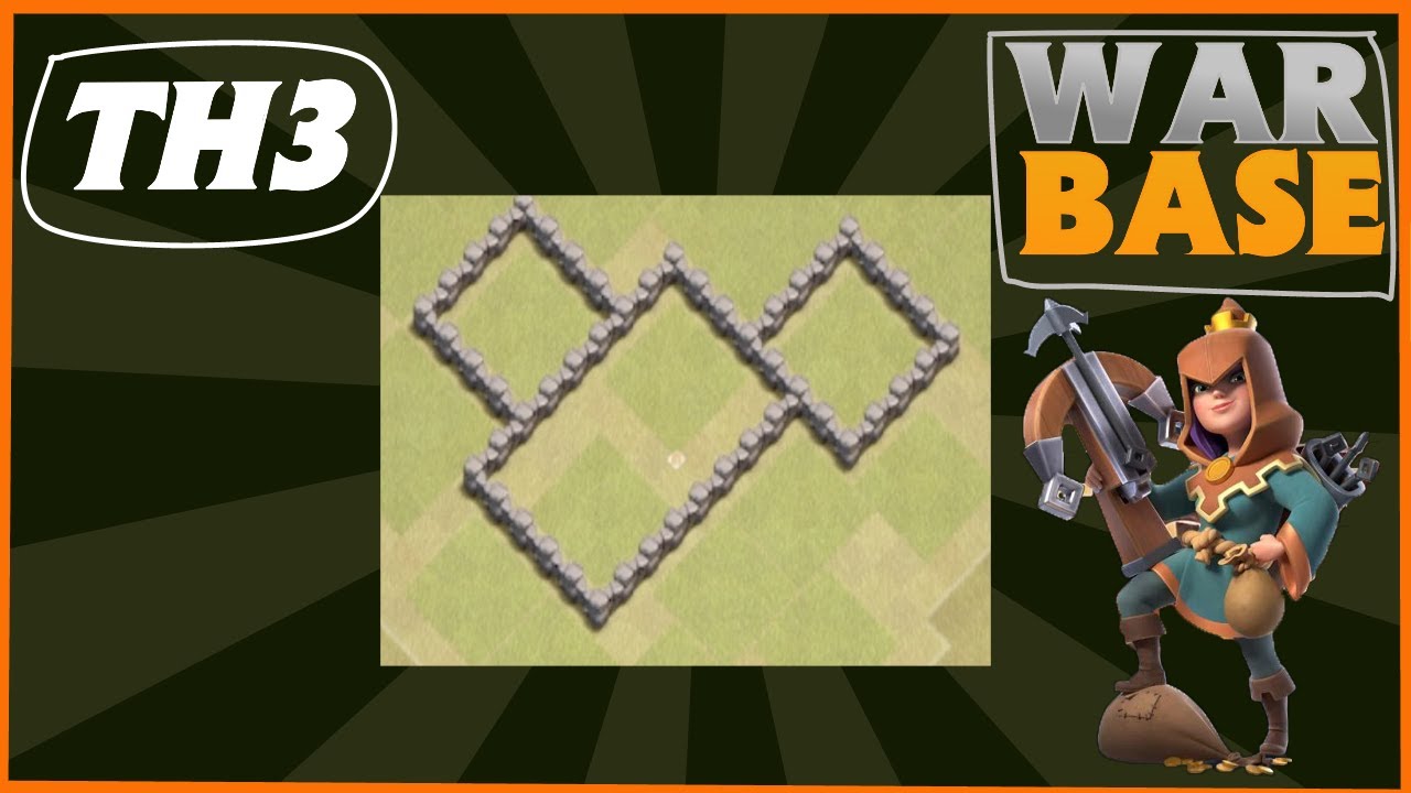 New BEST TH3 Base 2021 | Town Hall 3 War Base // Clash of Clans
