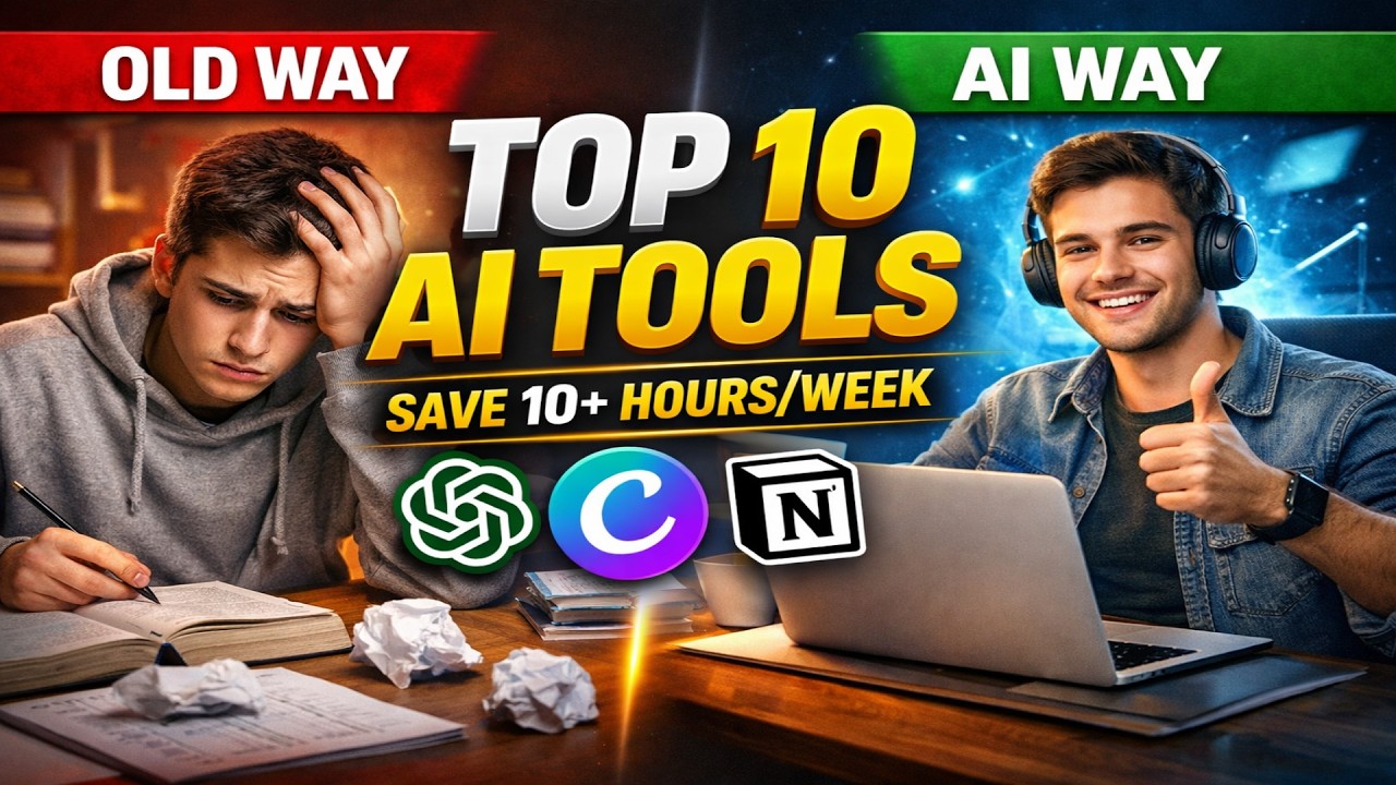 Top 10 AI Tools Every Student Must Use in 2026 (Save 10+ Hours/Week ...