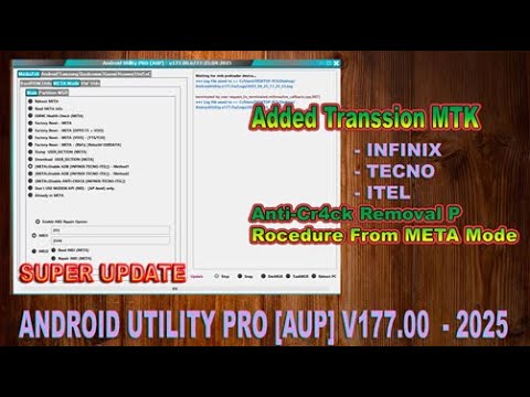 New Update Android Utiity Pro V177 - Added Transsion MTK | Complete ...