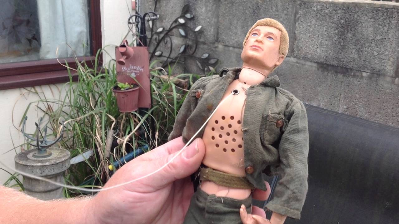 my vintage action man talking commander 