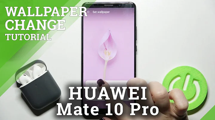 How to Change Look of Lock Screen on Huawei Mate 10 Pro - Pick Lock Screen Wallpaper