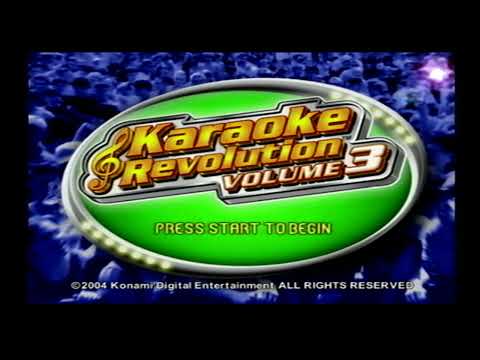 Karaoke Revolution Volume 3 Title Screen (PS2)