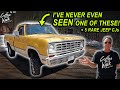 FOUND: Original 1975 Dodge W100 + 5 RARE Jeep CJs!!