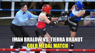 WOMEN'S THAI BOXING FINAL! Iman Barlow (USA) v Tierra Brandt (UK) | World Games Final Highlights