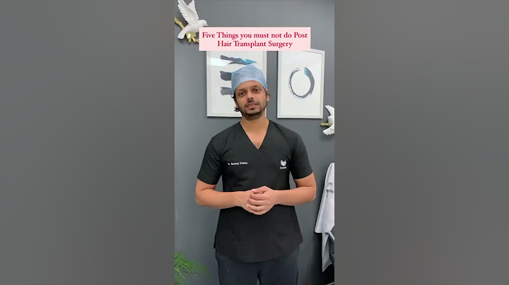 {2024) 5 Things - NOT to be done After Hair Transplant Surgery #shorts