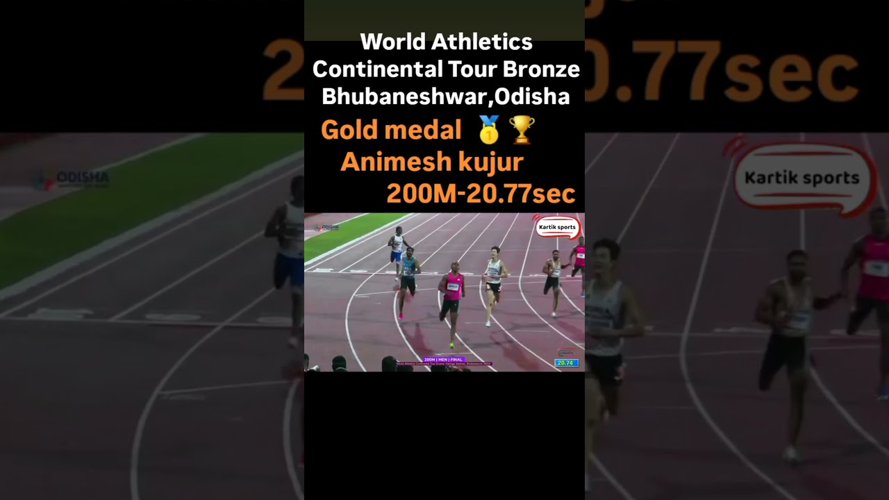 200m Final Men S World Athletics Continental Tour Bronze Bhubaneshwar Odisha 2025