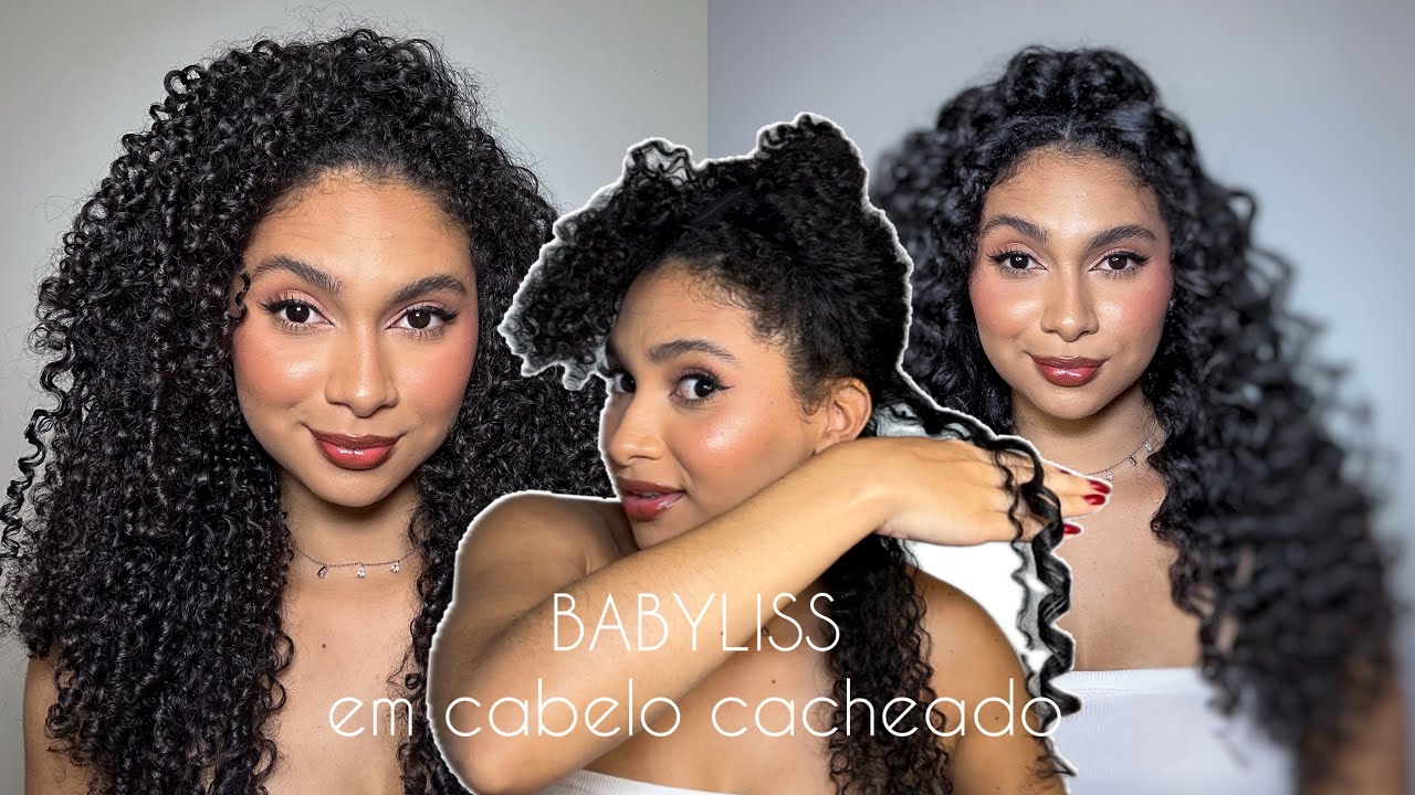 FAZENDO BABYLISS POR TODO CABELO CACHEADO | Maria Danielle
