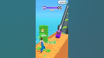 Money run 3d gameplay Lev183, Satisfying Mobile GamesWalkthrough iOS, Android...