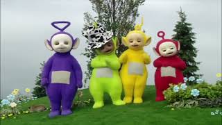 Four Happy Teletubbiesbut The Narrator Has Barneys Voice