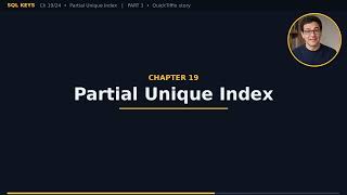 SQL Keys Advanced (Part 3/4) | FK Indexes, MATCH FULL, DEFERRABLE, Partial Unique, IDENTITY/SERIAL
