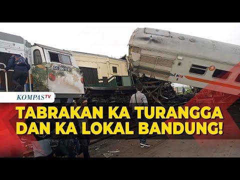 BREAKING NEWS - Kecelakaan Kereta 'Adu Banteng' KA Turangga dan KA Bandung Raya
