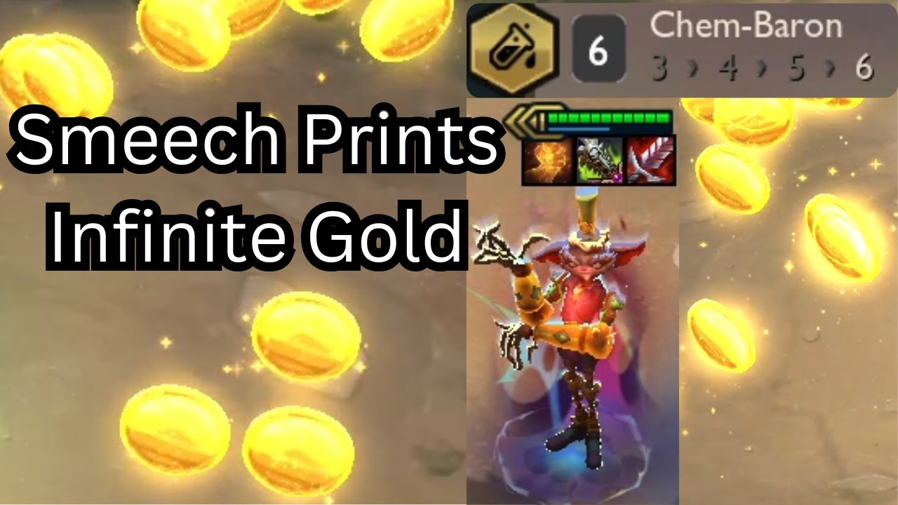Printing Gold with my Chem Baron Cashout - TFT Masters Vod Patch 13.6b