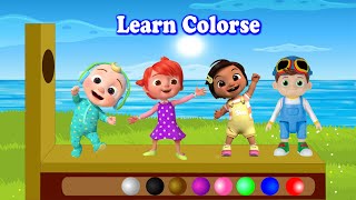 CoComelon  Learns Colors | CoComelon Nursery Rhymes & Kids Songs