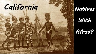 Is this old California drawing of Natives, depicting Aboriginals with Afros and Dark Skin? HELL NO!
